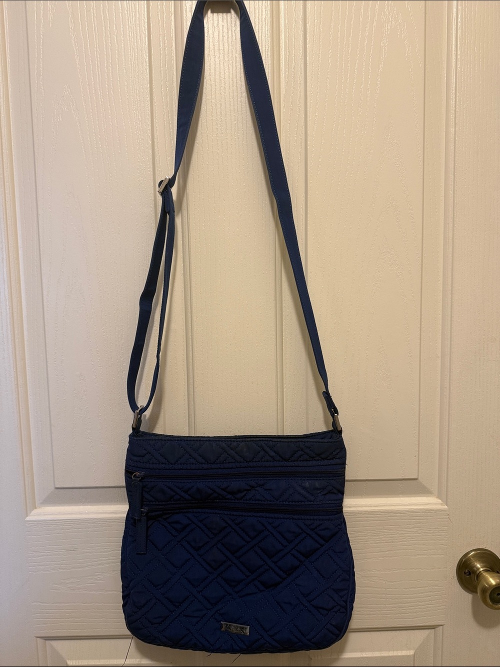 Vera Bradley Quilted Navy Crossbody Bag